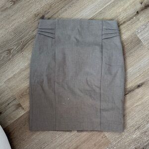 Express Classic tan/grey Pencil Skirt